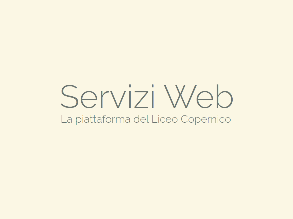 servizi web